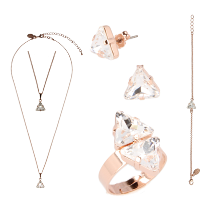 Crystal Bracelet in Rose Gold | Prism by OTAZU
