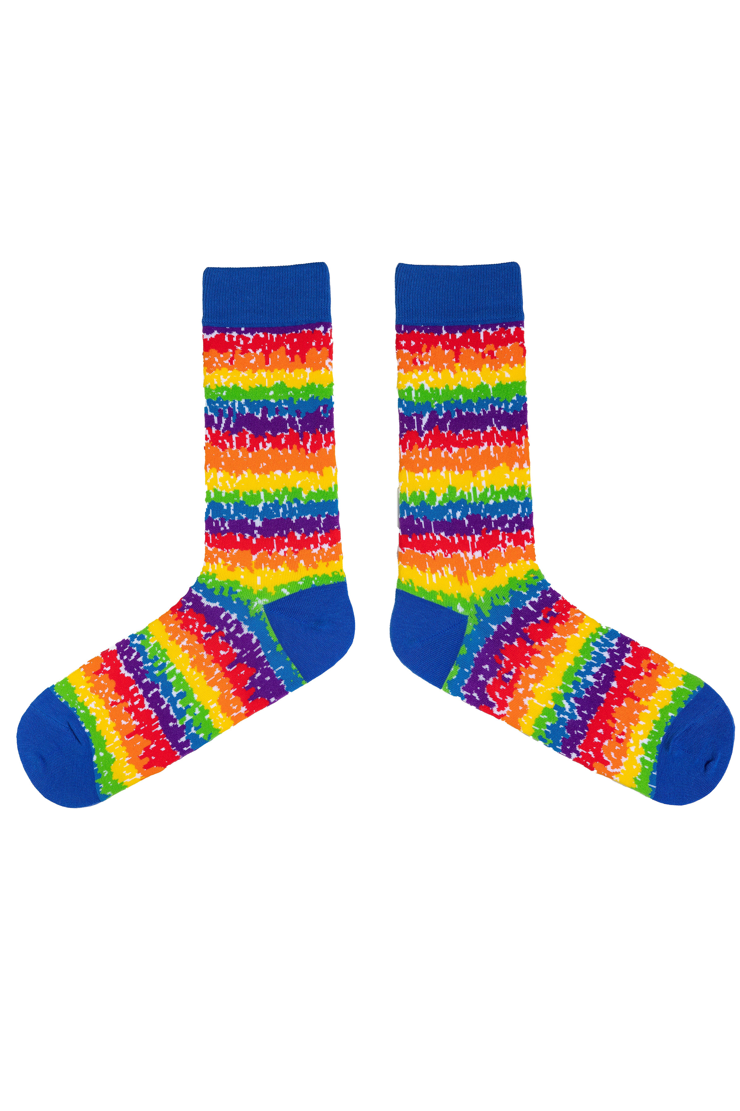 Rainbow Paint Splatter - "Brushstrokes" - Mens -
