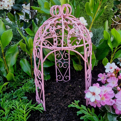 Metal Gazebo - Pink