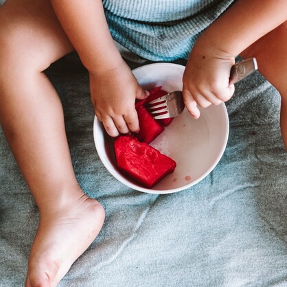 EcoCubs Bamboo Bowl Set. 100% Plant-based. Natural White