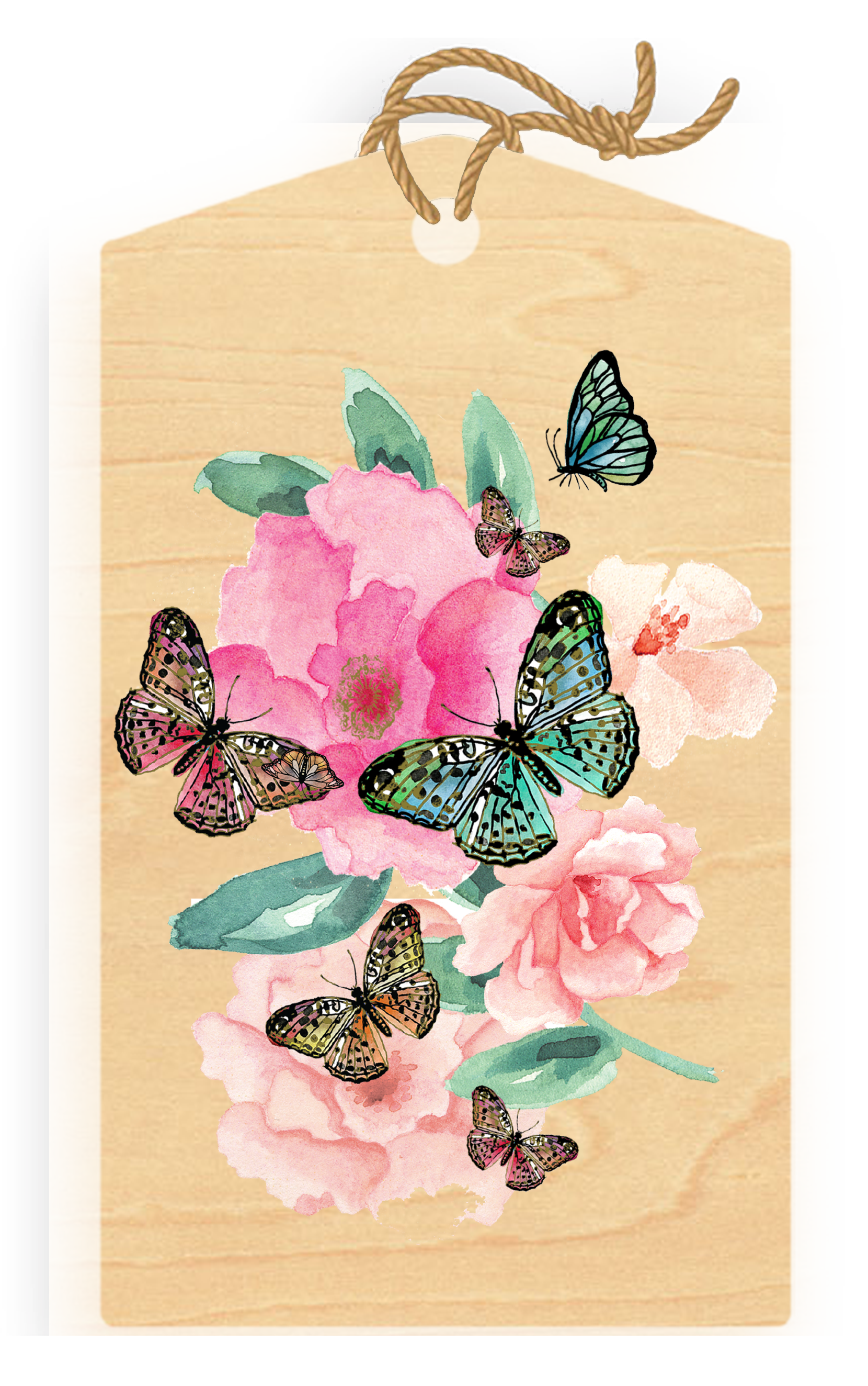 Wood Gift Tag Bundle - 72 Pack - Garden Collection