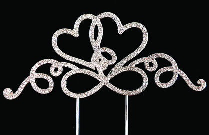 PREMIUM CAKE TOPPER HEART OF ETERNITY