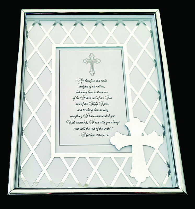 DESIGNER EXQUISITE METAL FRAME CROSS 4x6