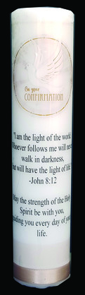 CONFIRMATION POEM CANDLE
