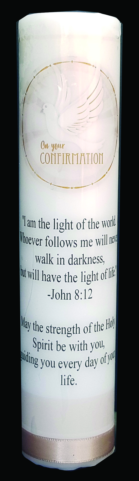 CONFIRMATION POEM CANDLE