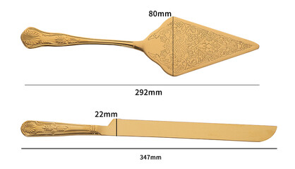PREMIUM SERVING SET - CLASSY GOLD