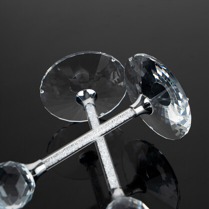 PREMIUM CHAMPAGNE FLUTES - CRYSTAL BALL