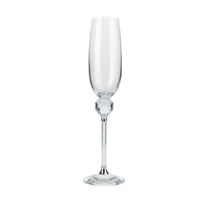 PREMIUM CHAMPAGNE FLUTES - CRYSTAL BALL