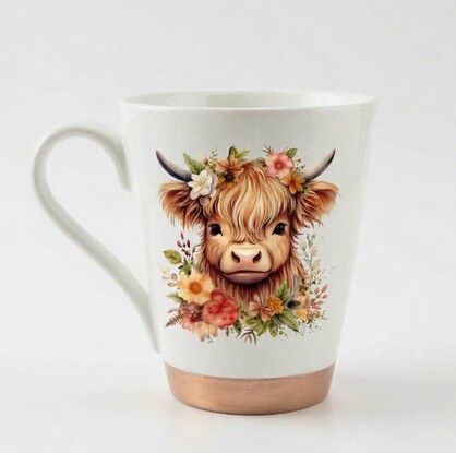 Highlander Cow Coffee Mugs 1