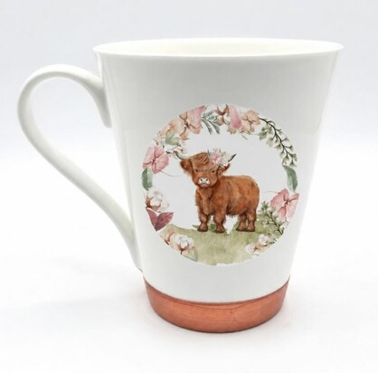 Highlander Cow Coffee Mugs 1