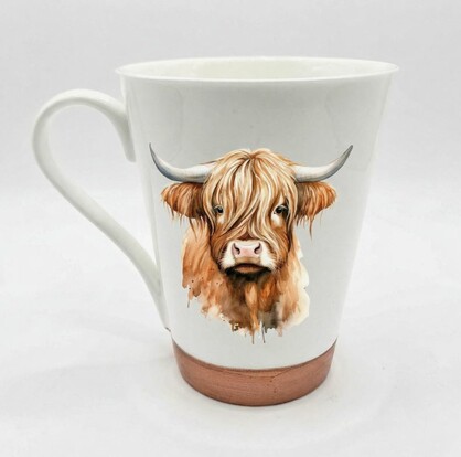 Highlander Cow Coffee Mugs 1