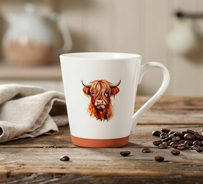 Highlander Cow Coffee Mugs 1