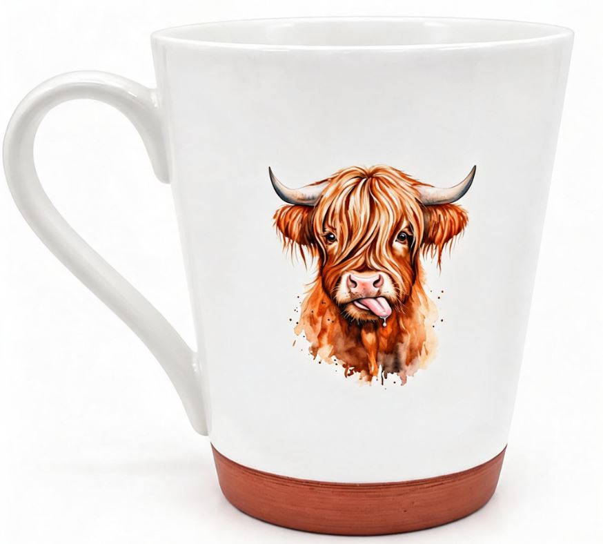 Highlander Cow Coffee Mugs 1
