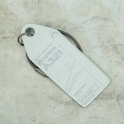Aviationtag Airbus A321 Metrojet - White