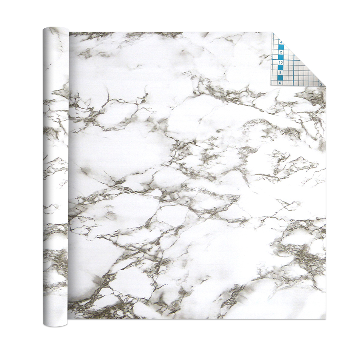 Self Adhesive Vinyl Film White Marble 1.5m x 45cm