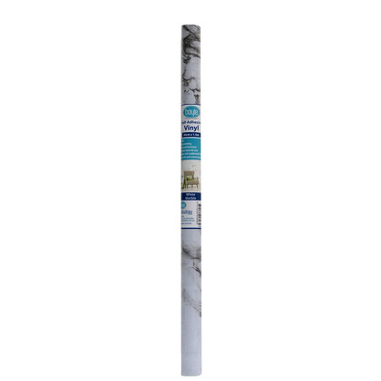 Self Adhesive Vinyl Film White Marble 1.5m x 45cm