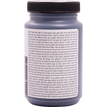 FolkArt Home Decor Chalk Paint 236ml Rich Black
