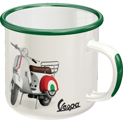 Nostalgic-Art Enamel Mug Vespa Italian Legend 8x8x8xcm