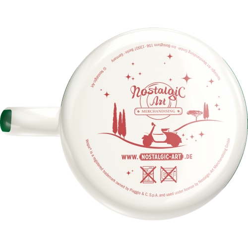 Nostalgic-Art Enamel Mug Vespa Italian Legend 8x8x8xcm