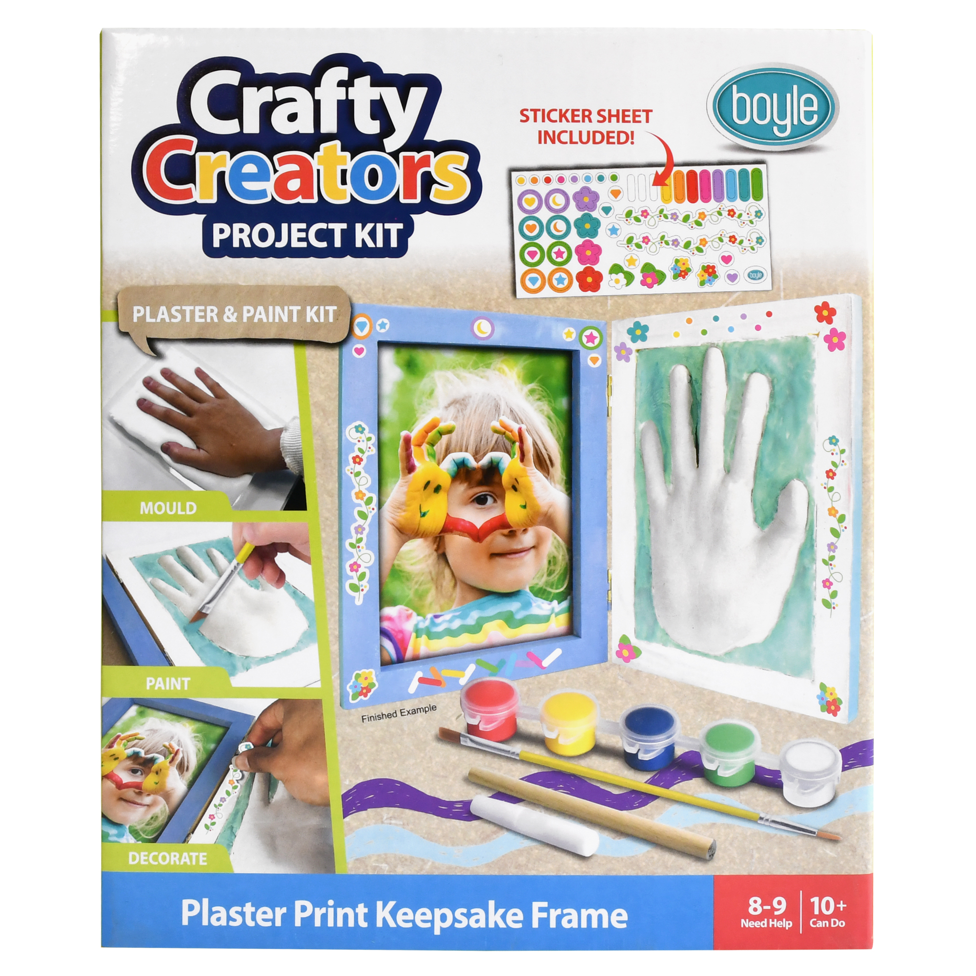 Crafty Creators Plaster Print Keepsake Frame Project Kit