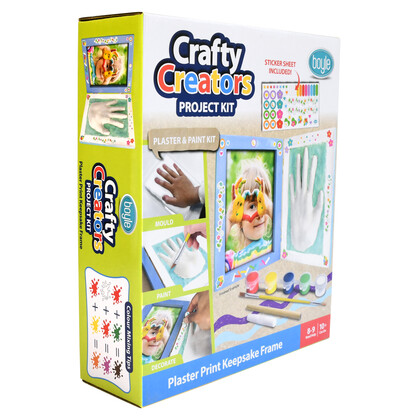 Crafty Creators Plaster Print Keepsake Frame Project Kit
