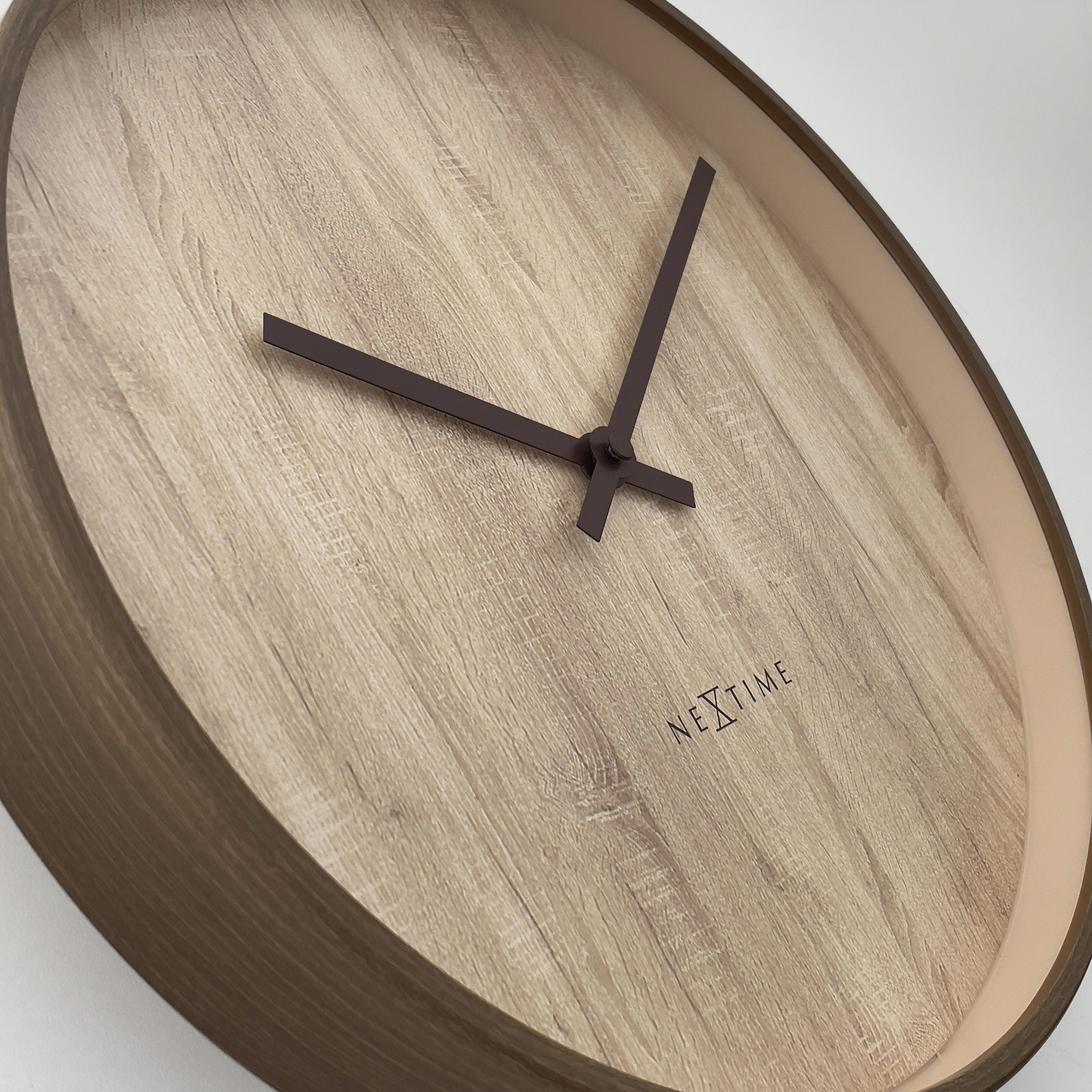 NeXtime Oslo Wall Clock 30cm - Light Brown