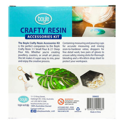 Boyle Crafty Resin Accessories Kit