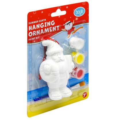 Hanging Ornament Paint Kit - Summer Santa