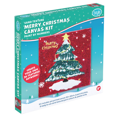 Canvas Texture Painting Kit - Xmas Tree