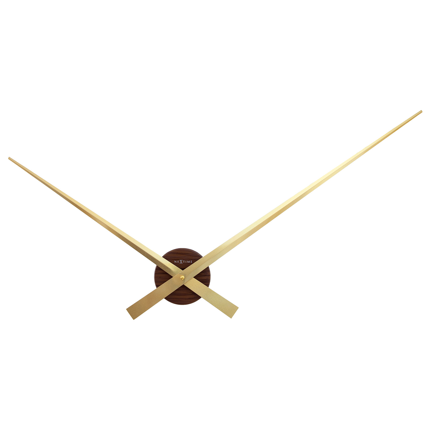 NeXtime Hands Wall Clock 85cm - Vintage Gold