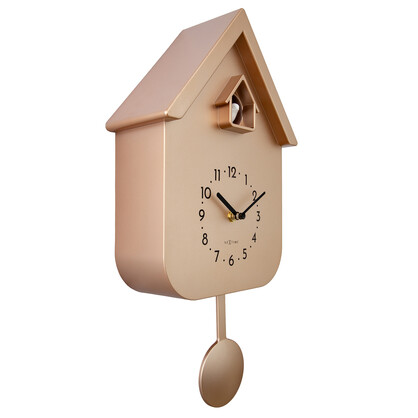 NeXtime Twitter Cuckoo Wall Clock 21.5x41.5x8.5cm - Rose Gold