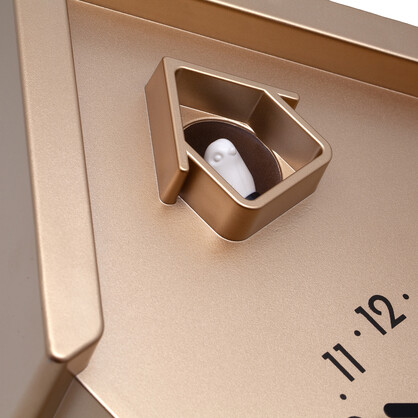 NeXtime Twitter Cuckoo Wall Clock 21.5x41.5x8.5cm - Rose Gold