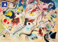 Lenticular Animation Postcard, Wassily Kandinsky Sketch 160