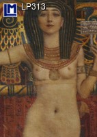 Lenticular Animation Postcard, Gustav Klimt Egyptian