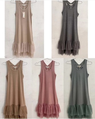 Daisy Slip-Dress. Assorted Colours