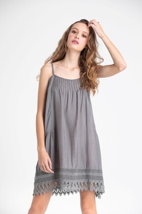 Amelie cotton & Lace slip. Asst colours