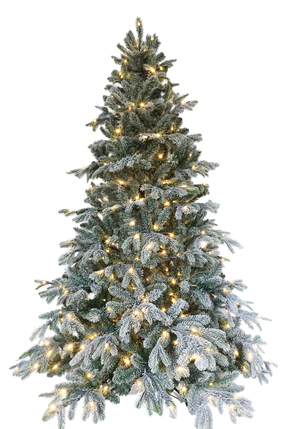 Wholesale Prelit Frosted Christmas Tree PE+PVC Xmas & Co. Fieldfolio