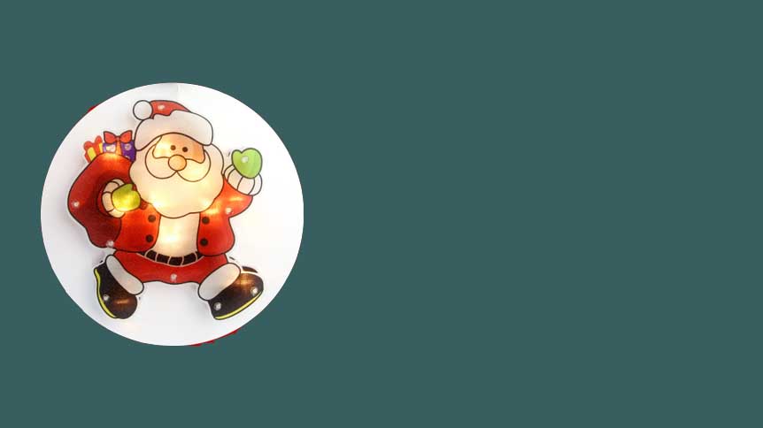 Small Window Suction Cup Hanging Light