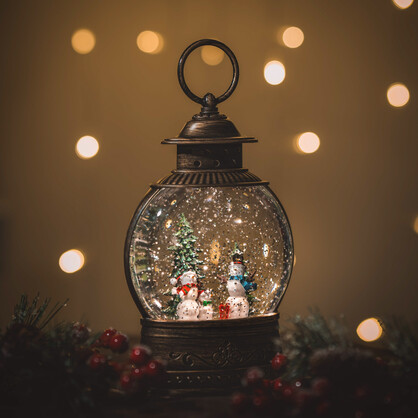 Snowing Globe Lantern / Snowmen