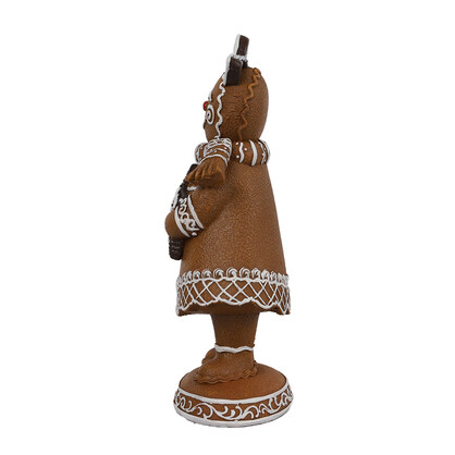 Mrs. Gingerbread /Star Deco 16cm