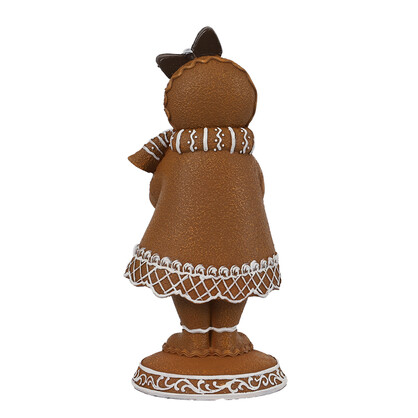 Mrs. Gingerbread /Star Deco 16cm