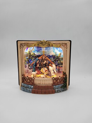 Snowing Xmas Book / Nativity