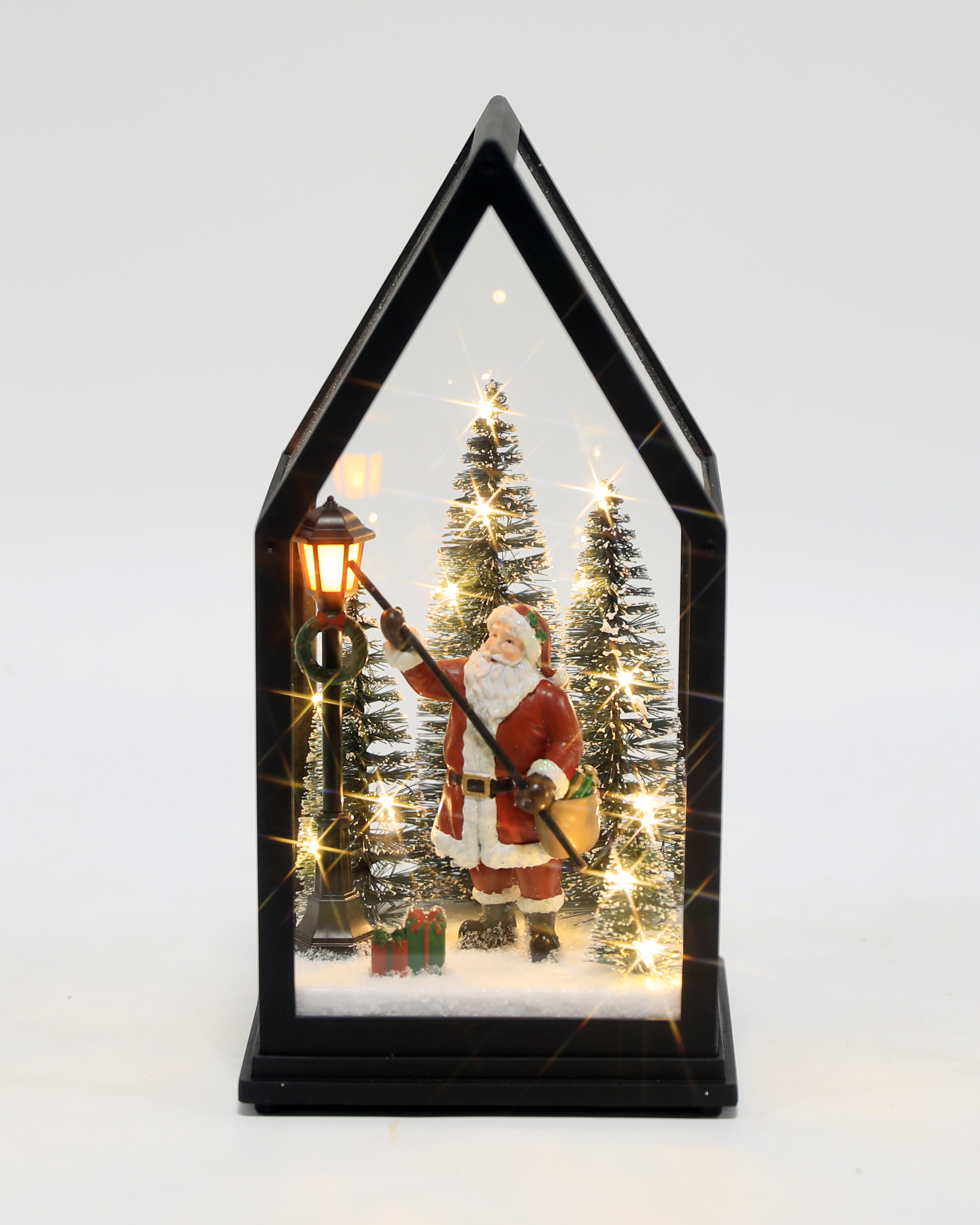 Wholesale Glass Frame Shadow Scene Small/ Santa - Xmas & Co. - Fieldfolio