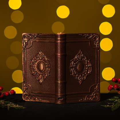 Snowing Xmas Book / Santa