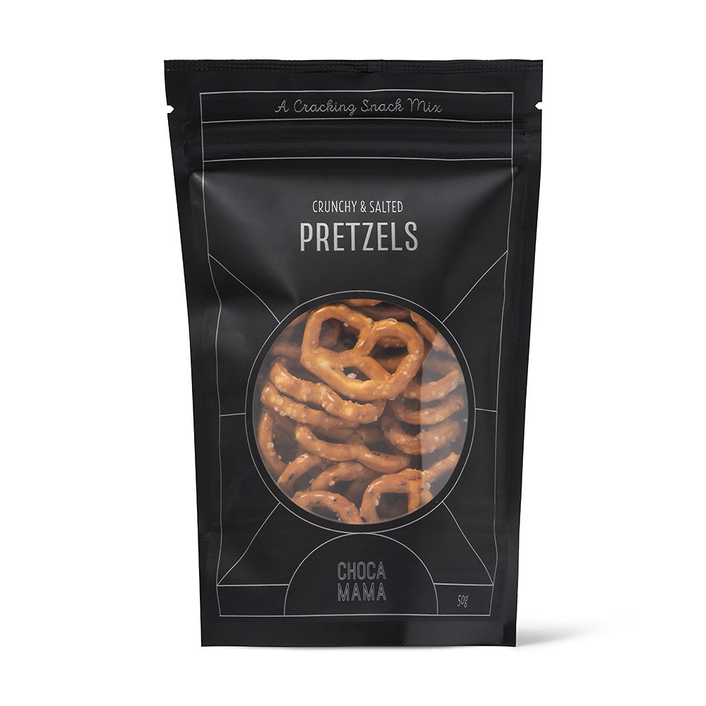 Black Label Salted Plain Pretzels 50g