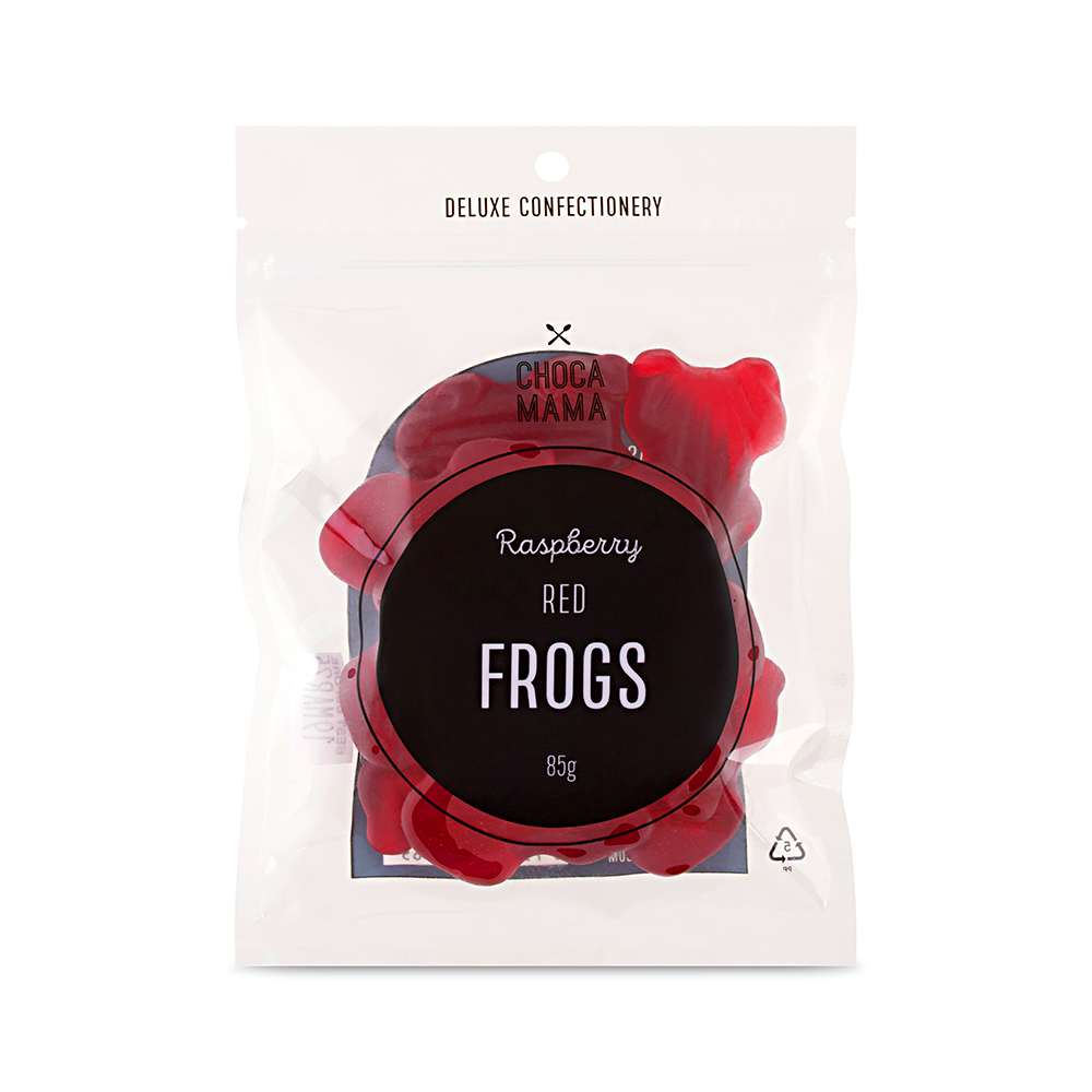 Raspberry Red Frogs Mini 85g