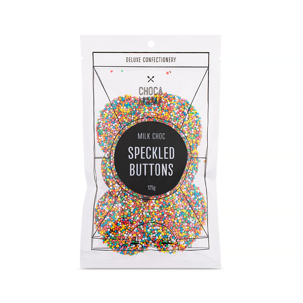 Milk Speckled Buttons 125g