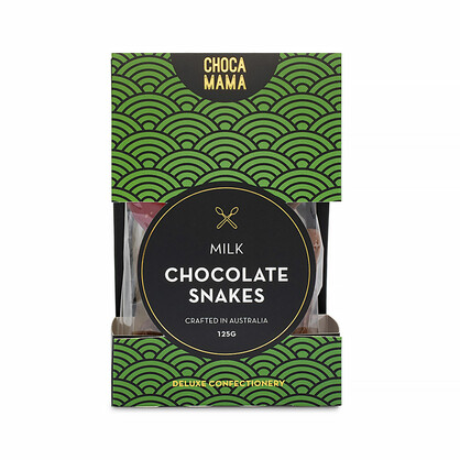 Chocolate Snakes 125g - small stand up box
