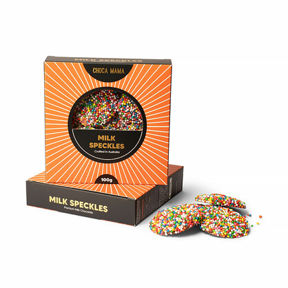 Milk Chocolate Speckles 100g