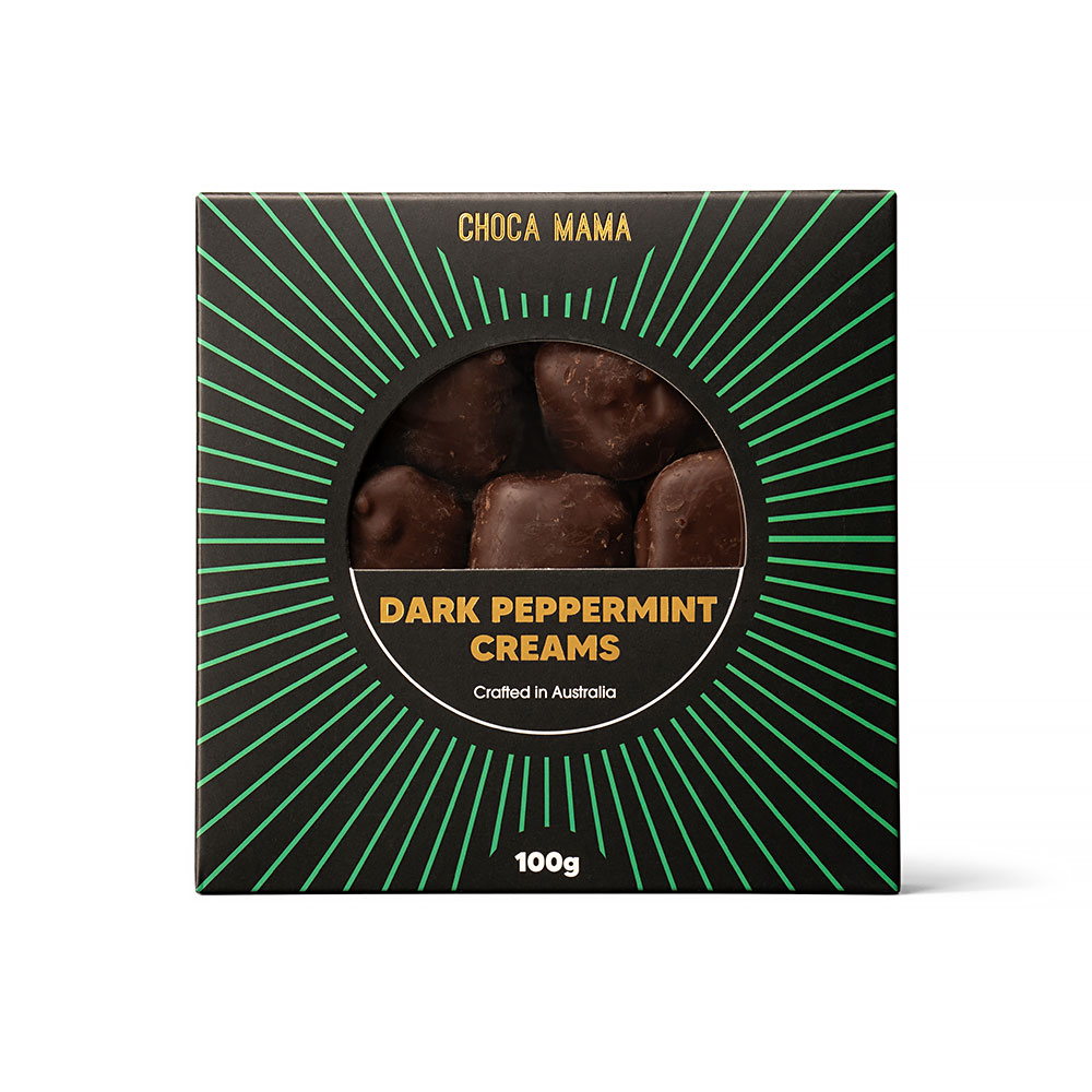 Dark Chocolate Peppermint Creams 100g